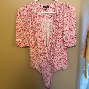Anthropologie AFRM Floral bodysuit. Sz S.